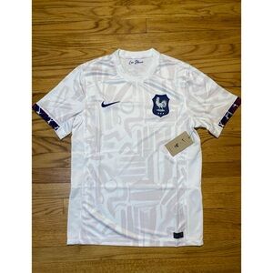 Nike FFF France Soccer Jersey World Cup Away Top Men's Size M NEW!!